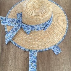 麦わら帽子美品