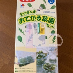 タキイ  そのまんまおてがる菜園セット＋カブの種1袋