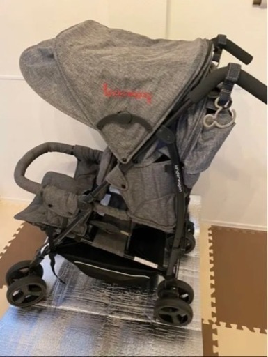 2人乗り縦型ベビーカー✿ｷﾝﾀﾞｰﾜｺﾞﾝ DUOｼﾃｨHOP2双子・年子