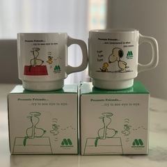 スヌーピー　マグカップ２個セット
