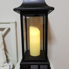未使用品⭐️大型　電気ヒーター⭐️照明付き　リモコン付き　電気ストーブ