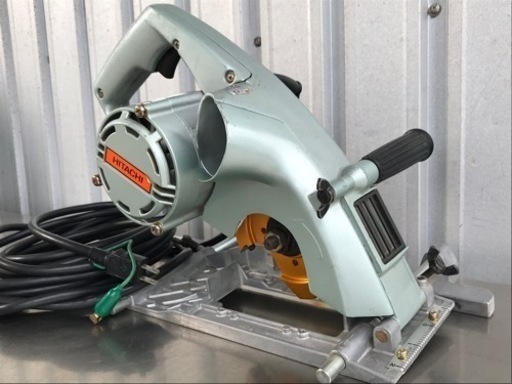 K557◇日立◇46mmブレーキ付仕上溝切◇100V◇PG21B◇替え刃・付属品有り