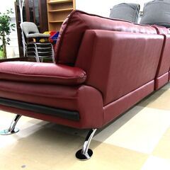 最終セール　9/5迄1/2 ニトリ ロゾ4 本革　L字　カウチソファ　右カウチ 札幌市/清田区 ニトリ L字ソファ ロゾ4 カウチソファ 生活家具 増設ソファ