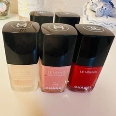 希少美品Chanel ネイル 限定カラー シャネル 5本セット ベース&トップ入り3