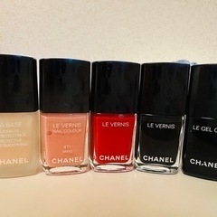 希少美品Chanel ネイル 限定カラー シャネル 5本セット ベース&トップ入り3