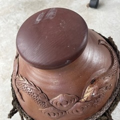 酒壺ドラゴンの取手付き　中身なしの画像