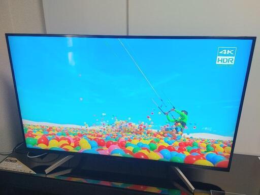 値下げ！【SONY】液晶テレビ KJ-49X8500F 4K 2019年製　TV台付き！