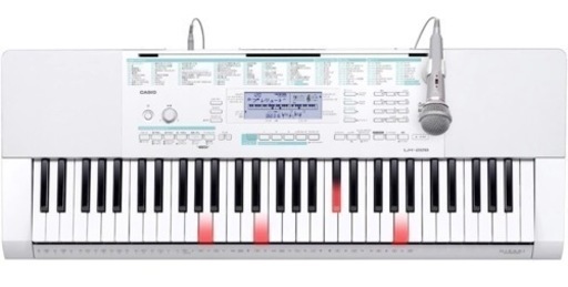 【美品】カシオ光ナビゲーションキーボード LK-228 純正スタンドCS-4B付