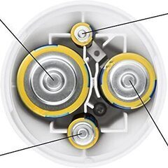 パナソニック 防水機能付 LED懐中電灯 電池がどれでもライト ホワイト BF-BM10-W 新品！の画像