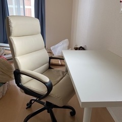 ワークチェアと机　使用感なし