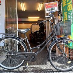 ☆整備済ﾘｻｲｸﾙ自転車! 26ｲﾝﾁ ｼﾝﾌﾟﾙﾏﾏﾁｬﾘ ﾌ...