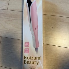 ヘアアイロン　ピンク