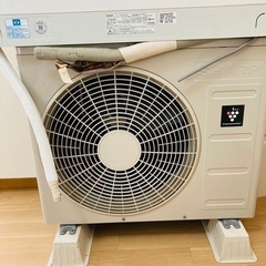 美品‼︎SHARP エアコン AY-H22S-W 2018年式 取り付け工賃込み◇J274