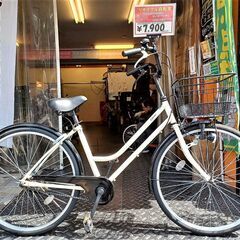 ☆整備済ﾘｻｲｸﾙ自転車! 26ｲﾝﾁ ｼﾝﾌﾟﾙﾏﾏﾁｬﾘ ｱ...