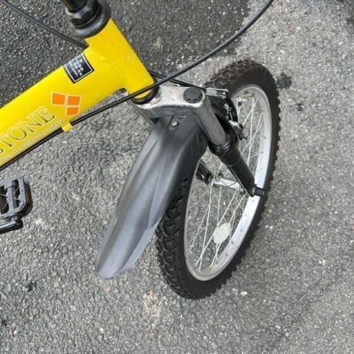 ［100489］THREE STONE 自転車 20インチ　6段変速ギア　Wサスペンション　折り畳み20×1.95