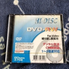 DVD-RW ２枚の画像