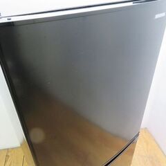 【京都市内方面配達無料】良品 おしゃれブラックカラー 142L 冷蔵庫 2021年製 CL43の画像