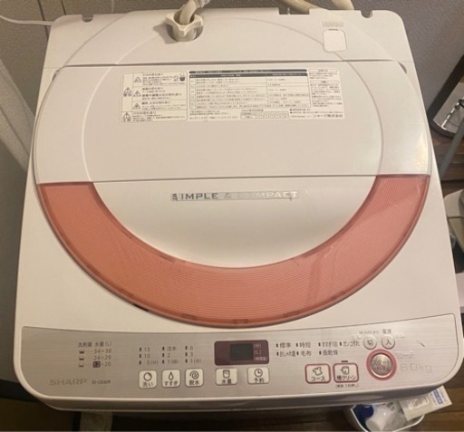 SHARP製洗濯機