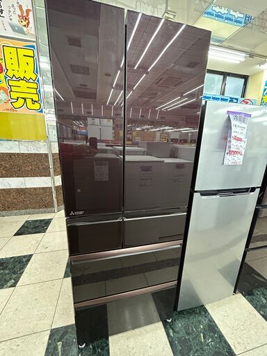 【引取限定】三菱 MR-WX60FBR 冷蔵庫 600L 2020年 中古品【小倉南区葛原東】