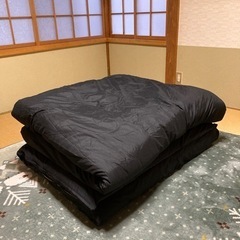掛布団　敷布団　ふとんセットの画像