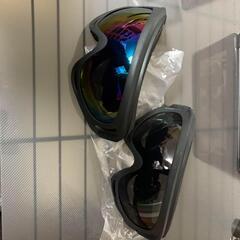 ２個　UV400 ゴーグル スキー スノボ サバゲー　レインボーセット　 K1の画像
