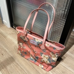 キャスキッドソン　トートバッグ　メイフィールドブロッサム　ピンク　花柄の画像