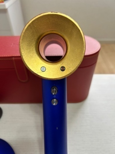【超希少&動作確認済み】dyson ダイソン ドライヤー 金箔　ブルーゴールド
