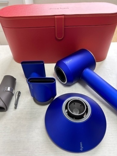 【超希少&動作確認済み】dyson ダイソン ドライヤー 金箔　ブルーゴールド