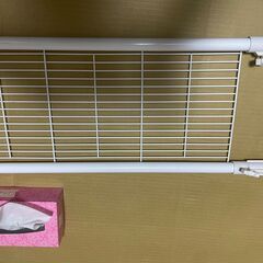 突っ張り棚(つっぱり棚) + 突っ張り棒 + ワイヤーネット +...