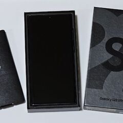 S22 ultra 256GB ファントムブラック　au