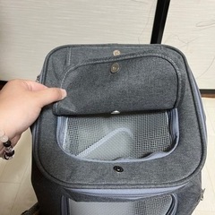 ペットキャリーバッグ 使用回数1.２回ほどの画像