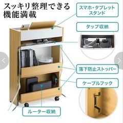 ケーブル収納の画像
