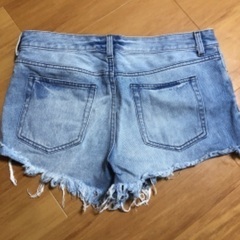 デニム　ショーパンの画像