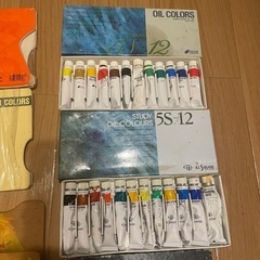 油絵　油画　絵の具　オイル　ペンディングナイフ　セットの画像