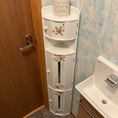トイレ　収納　アンティーク