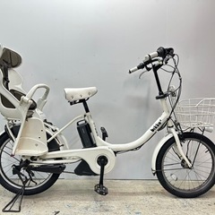 人気な車種　ブリヂストンビッケ2 子供シート付き　電動自転車　20インチ