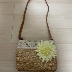 3can4on ショルダーバッグ 花柄 レースの画像