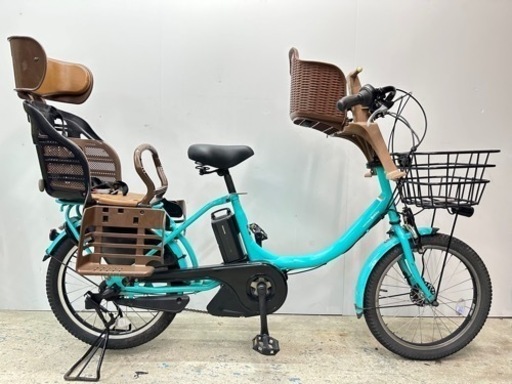 3人乗り対応電動自転車　ヤマトパスバビー　子供シート付き　お買い得　20インチ