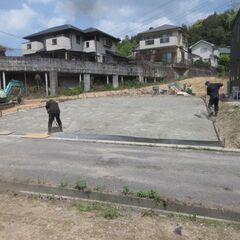 駐車場工事、コンクリート仕様、福岡便利屋、格安工事、