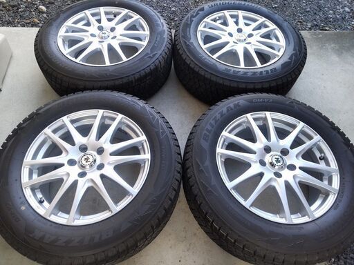 【値下げ】スタッドレスタイヤ 17インチ BSブリザック DM-V2 ホイル付 225/65R17 マツダCX-5