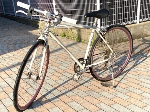 クロスバイク  ホワイト