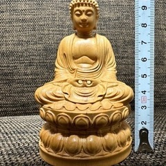 阿弥陀如来像・職人手作り一点物の画像
