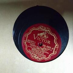 （60〜100年前の）アンティークＳＰレコードの画像