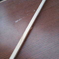 工作用木材　約11ミリｘ約11ミリｘ300ミリ　１本　DIY　木工　工作にの画像