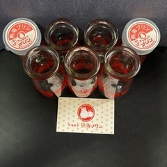 熱海プリンのビン×9本の画像