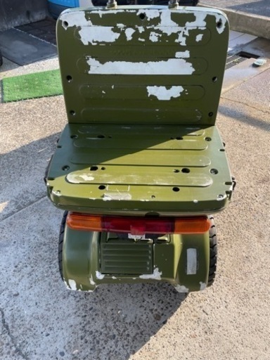 ジャイロキャノピー　緑　2サイクル　ジャイロ　ソロキャンプ　ミニカー　足車