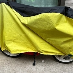 子供　自転車　１６インチ　補助輪アシスト棒付き　新幹線　こまち　の画像