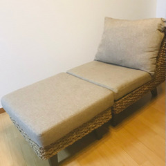 ヒヤシンスソファー オットマン付き✨の画像