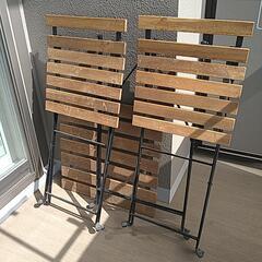 IKEA - TÄRNÖ テルノー テーブル&チェア2脚 
