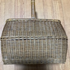 昭和レトロ　カゴバッグ